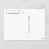 Geometrische Christmas Wreath Briefkaart met Monog (Achterkant)