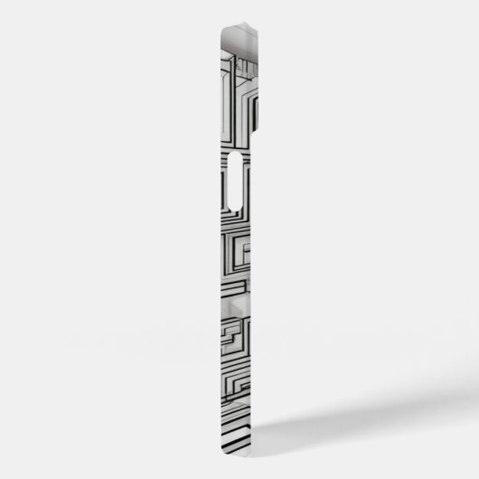 Geometrische cirkels lijnkunst Case-Mate iPhone case (Achterkant / Rechts)