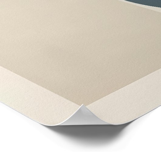 Geometrische cirkels Patroon Modern Abstract Poste Poster (Hoek)