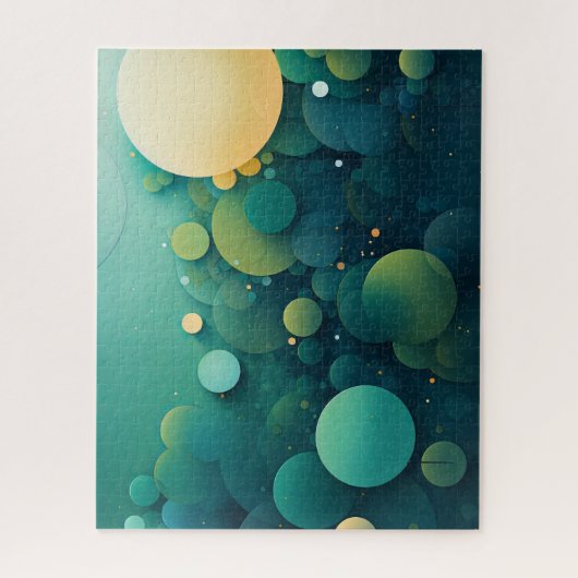 Geometrische cirkels puzzel (Verticaal)