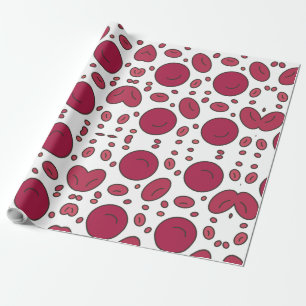 Geometrische cirkels vorm ontwerp cadeaupapier