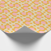 Geometrische cirkelvormig midden ventilatorpatroon cadeaupapier (Hoek)