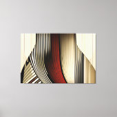 Geometrische convergentie canvas afdruk (Voorkant)