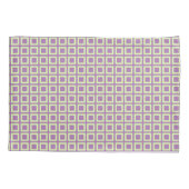 Geometrische Cube Pattern Lime Green op aangepaste Kussensloop (Achterkant)
