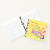 Geometrische Design vierkant Notitieboek (Binnen)