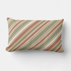 Geometrische diagonale strepen met elke kleur kussen