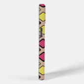 Geometrische diagonale Tegels op elke kleur Case-Mate iPhone Case (Achterkant / Rechts)
