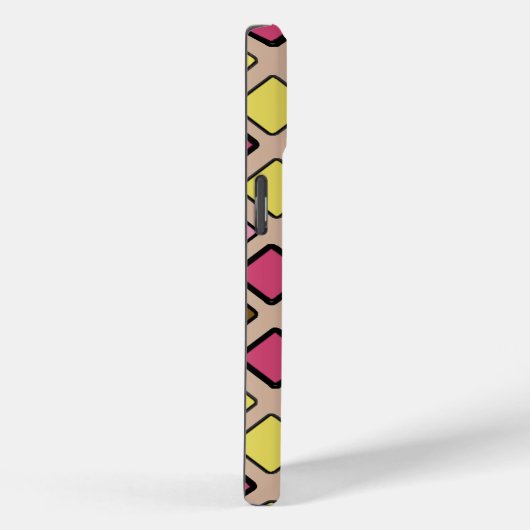 Geometrische diagonale Tegels op elke kleur Case-Mate iPhone Case (Achterkant / Rechts)