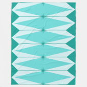 Geometrische diamanten en Starbursts Fleece Blanke (Voorkant)