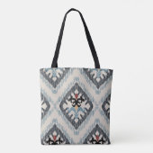 Geometrische Diamond Pattern Canvas tas - Multicol (Achterkant)