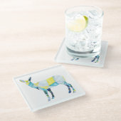 Geometrische dieper glazen onderzetter (Schuin)