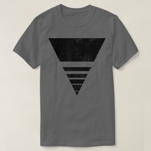 Geometrische driehoek Geslikte vormen Geometrie Ku T-shirt (Design voorkant)