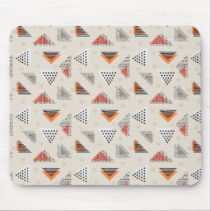 Geometrische driehoek Handtekening patroon Muismat