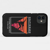 Geometrische driehoek Naam en tekengebied toevoege Case-Mate iPhone Case (Achterkant (horizontaal))