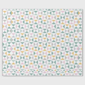 Geometrische driehoeken cadeaupapier (Vlak)