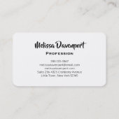 Geometrische driehoeken en diamanten in rood en ro visitekaartje (Achterkant)