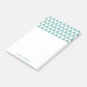 Geometrische driehoeken na de opmerking post-it® notes (Schuin)