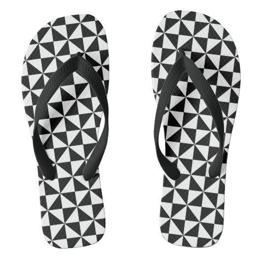 geometrische driehoeken teenslippers (Voetbed)