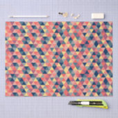 Geometrische driehoeken tissuepapier (Craft)