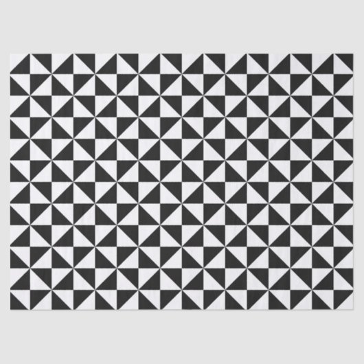 geometrische driehoeken tissuepapier (Voorkant)