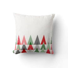 Geometrische driehoeken | wit rood groen