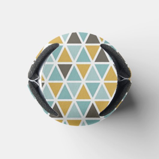 Geometrische driehoekspatroon blikjeskoeler (Bodem)