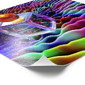 Geometrische droom foto afdruk (Hoek)