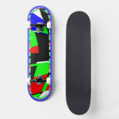 Geometrische dubbellaags skateboard (Voorkant)