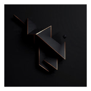Geometrische Eclipse Perfect Poster