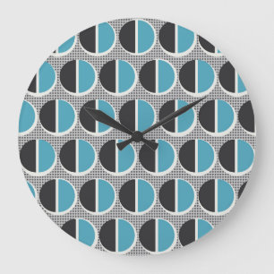 Geometrische elegantie: patroonontwerp. grote klok