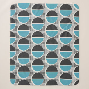 Geometrische elegantie: patroonontwerp. sherpa deken