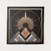 geometrische elegantie wandkleed (Voorkant)