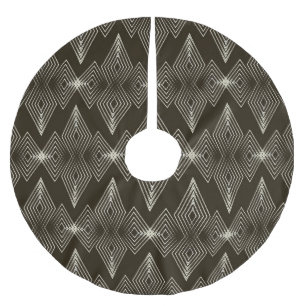 Geometrische elementen, naadloos ornament. kerstboom rok