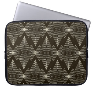 Geometrische elementen,  naadloos ornament. laptop sleeve