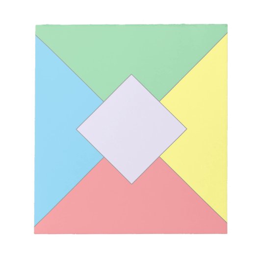 Geometrische elementen notitieblok (Voorkant)