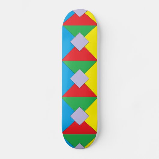 Geometrische elementen skateboard (Voorkant)
