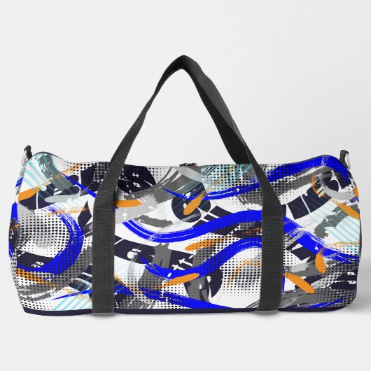 Geometrische elementen van penseelstreken in colla plunjezak (Voorkant)