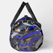 Geometrische elementen van penseelstreken in colla plunjezak (Rechts)