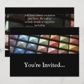 Geometrische Eyeshadow Makeup Kaart (Voorkant / Achterkant)