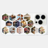 Geometrische familie fotocollage Case-Mate iPhone case (Achterkant (horizontaal))