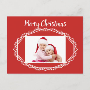 Geometrische feestdag Briefkaart met reservefoto's