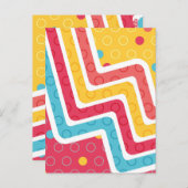 Geometrische figuren 4 briefkaart (Voorkant / Achterkant)