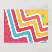 Geometrische figuren 4 briefkaart (Achterkant)