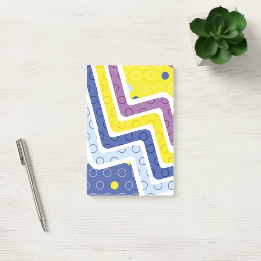 Geometrische figuren 5 post-it® notes (Kantoor)