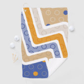 Geometrische figuren 6 golfhanddoek (Insitu)