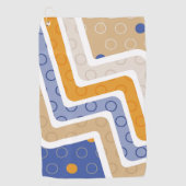Geometrische figuren 6 golfhanddoek (Voorkant)