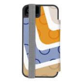 Geometrische figuren 6 incipio iPhone portemonnee hoesje (Agenda Achterkant)