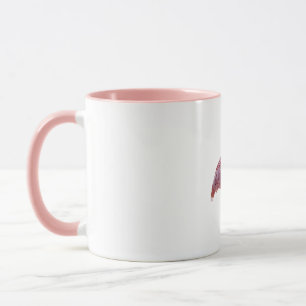 Geometrische Flamingo Mok