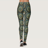 Geometrische Floral Leggings (Achterkant)
