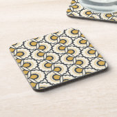 Geometrische Floral Pattern Bier Onderzetter (Linkerzijde)